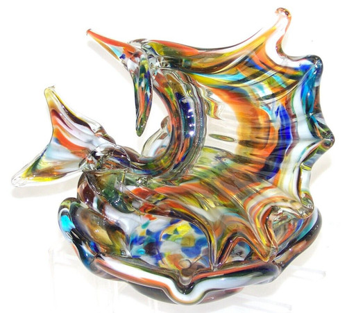 Art glass swordfish sailfish - glass,
